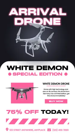 Technology Drone Promotion Instastory