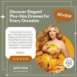 Fashion Plus Size Dress Promotion