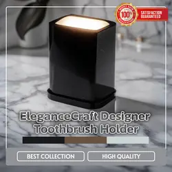 E-Commerce Household EleganceCraft Designer Toothbrush Holder Product Display