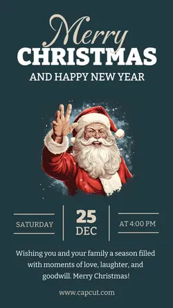 Christmas Holiday Party Instagram Story