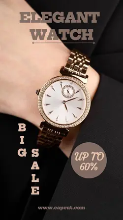 ELEGANT MEN'S WATCHES INSTAGRAM STORY POST TEMPLATES