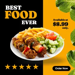 Best Food Ever - Food and Beverage Instagram Post