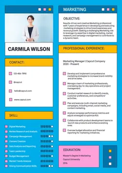 Business Resume Marketing