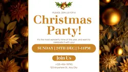 Christmas Party Invitation You Tube Thumbnail