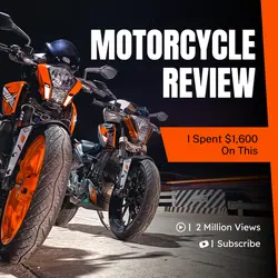Motorcycle Review Youtube Thumbnail 