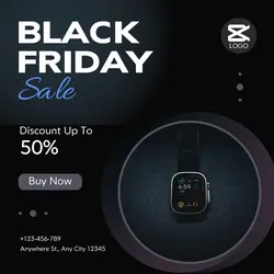 Black Friday Watch Instagram Post Display