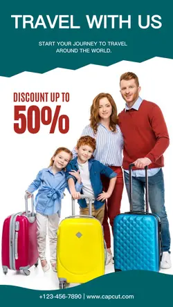 Vector travel sale instagram stories