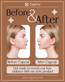 Beauty and Personal Care  Before & After Display Instagram Portrait