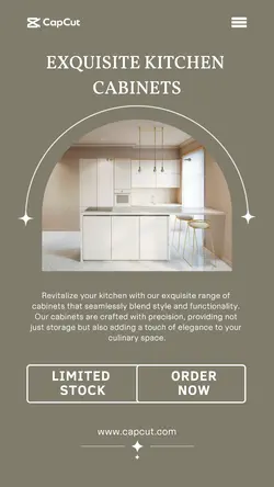 Kitchen cabinets Furniture Product Display