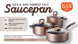 Saucepan Promotion  for e-commerce