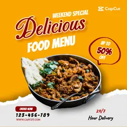 Delicious Menu Instagram Post