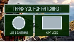 Non marketing Youtube Endscreen Green Army