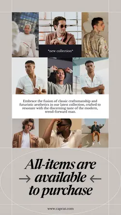 9 Multi-product Image + Men's Clothes Aesthetic