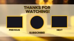 Non Marketing Youtube EndScreen Black Yellow