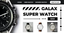 Luxury Watch Promotion Page