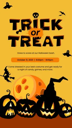 Trick or Treat Tiktok Post