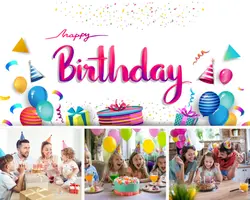 Non-marketing Photo Collage Birthday Party