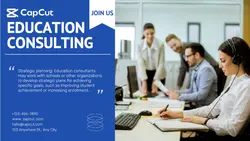 Educational consulting shows business style
