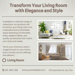 Furniture Living Room Instagram Post