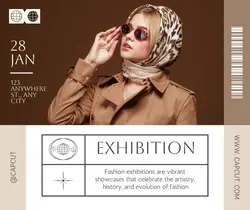 Fashion Exhibition for Facebook Post