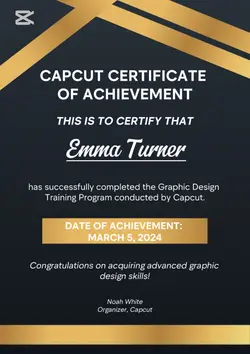 Non-marketing Certificate Gold