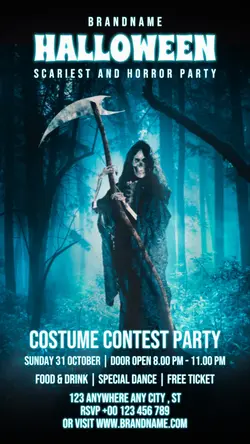 Halloween Party Club Invitation Instagram Story