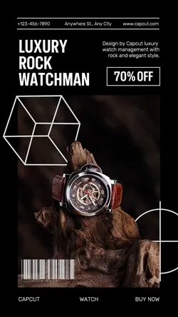 Luxury watch man promotion tiktok