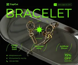 jewelry bracelet show simple style