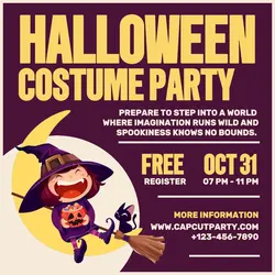 Halloween Costume Party Instagram Post
