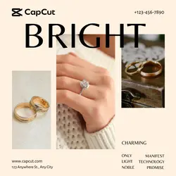 Jewelry accessories Ring Publicity Simple
