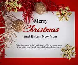 Christmas greetings card Instagram post