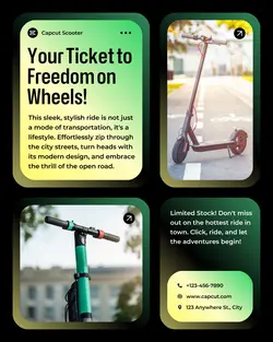 Electronics Scooter Product Instagram Portrait