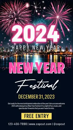 Happy New Year Instagram Story