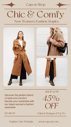 Chic & Comfy Fashion Instagram Story