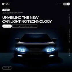 Auto parts Car lights Publicity Simple