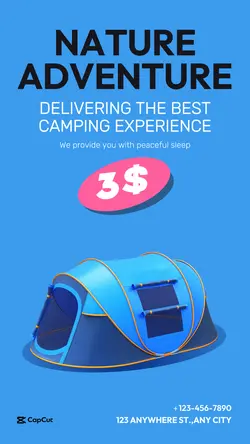 Services Camping Services Display Minimalist