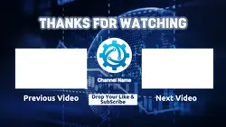 Non-marketing YouTube end Screen