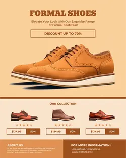 Formal Shoes Promotion for Social Media post