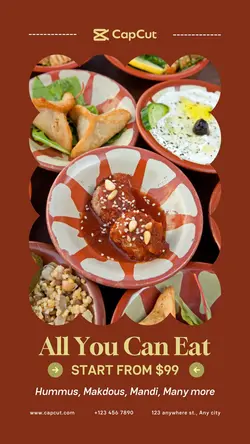 Middle East Cuisine Promotion Instagram Story