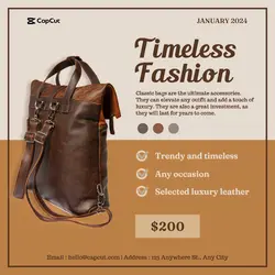 Bags Classic Promotion Post Instagram
