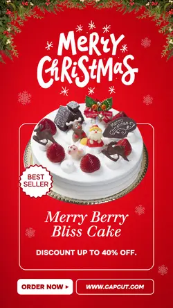 Christmas Food Menu Instagram Story