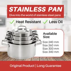 E-commerce Household Pan Product Display Red