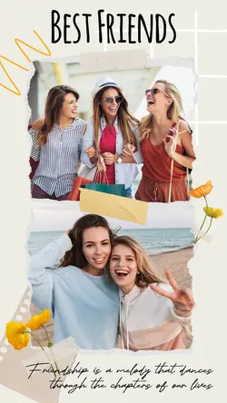 Non-marketing Friendship Photo Collage