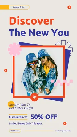 Pop Style Fashion Promotion Instagram Story