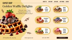 Food and Beverage Waffle Sale Youtube Thumbnail