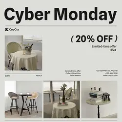 （Cyber monday） Household Desk Product display Simple style