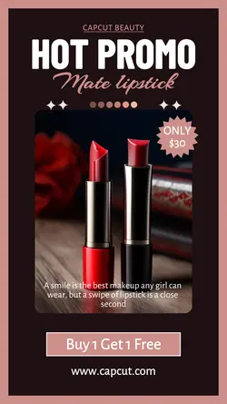 Beauty & Buy 1 Get ! Promotion Instagram story