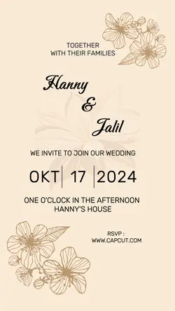 WEDDING INVITATION