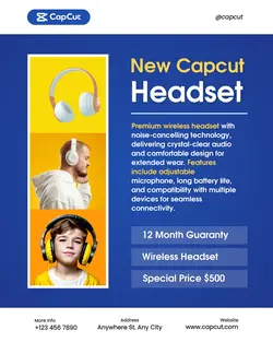 Electronic Headset Product Promotion