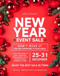 New Year Event Sale Promotion for Instagram Potret